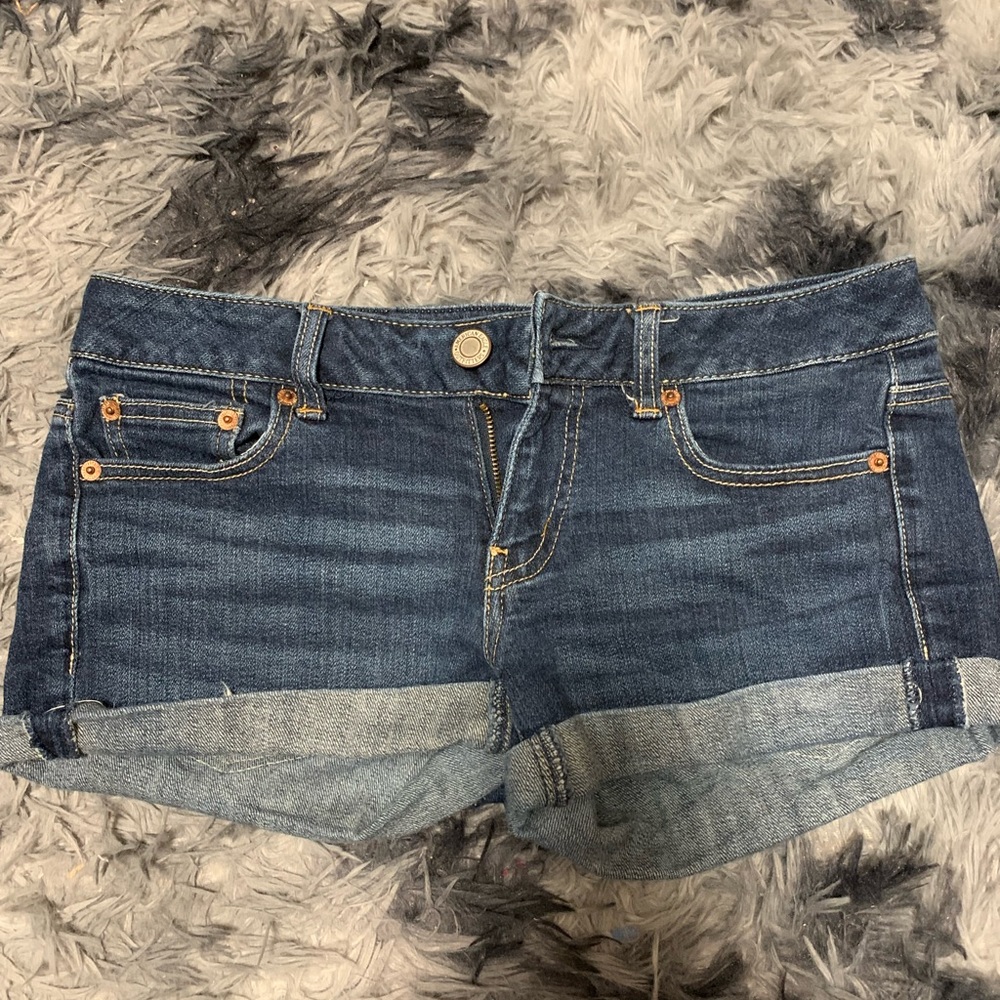 american eagle low rise vintage jean shorts